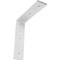 Ekena Millwork Hamilton Steel Bracket, Hammered White 2"W x 8"D x 8"H BKTM02X08X08HAHWH - alternate 1